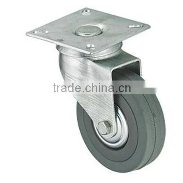 Industrial Gray PVC Caster Wheel With Swivel photo-4