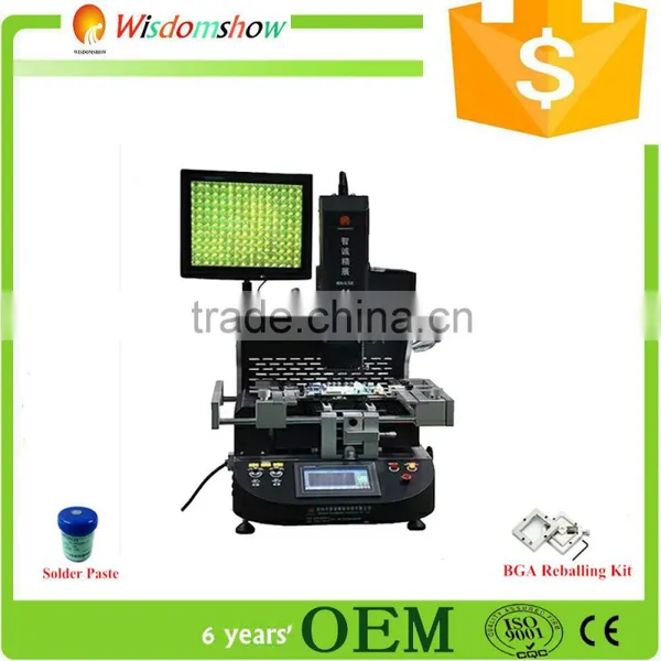 Hot Sale WDS-650 Bga Vga Repair Machine for Laptop Motherboard 3 Independent Heating Infrared BGA Rework Station photo-6