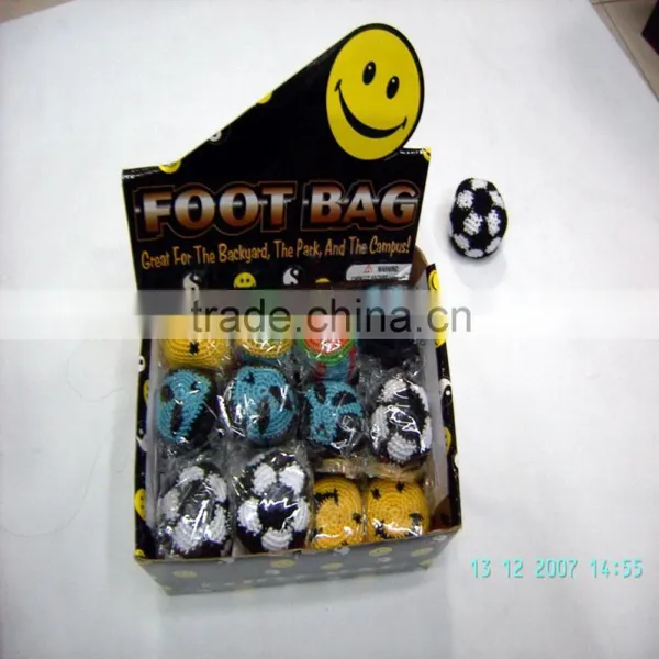 Crocheted Hacky Sack Footbag