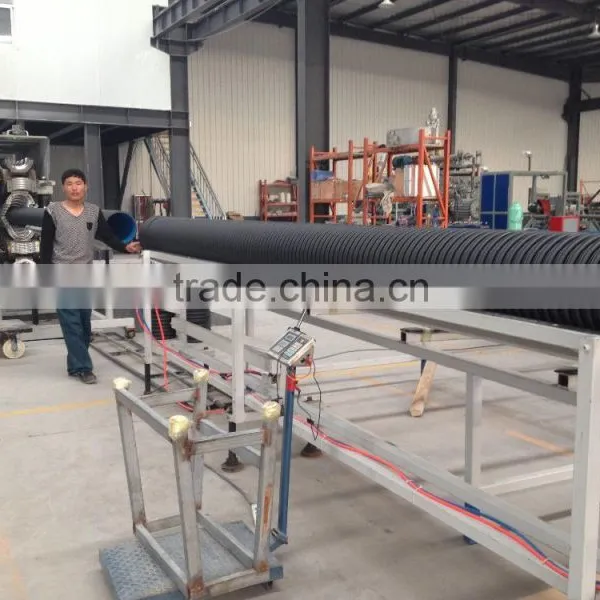 200mm SN8 Hdpe Corrugated Pipe photo-3