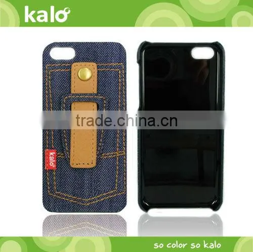 Denim Case With Earphone Winder for IPhone 5 Mini