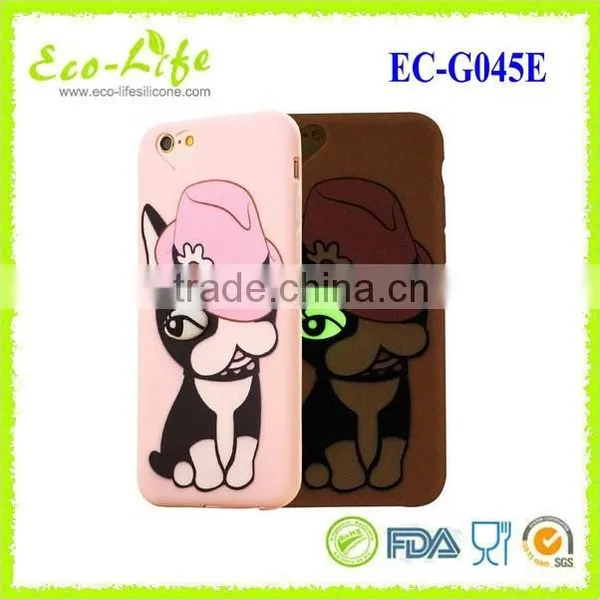 3D Cartoon Luminous Silicone Phone Cover For for I 5/6/s/plus photo-4