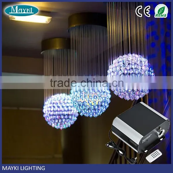 RF Remote Controller Optional Super Power 250W Twinkle White Metal Halide Lfiber Optic Light Source