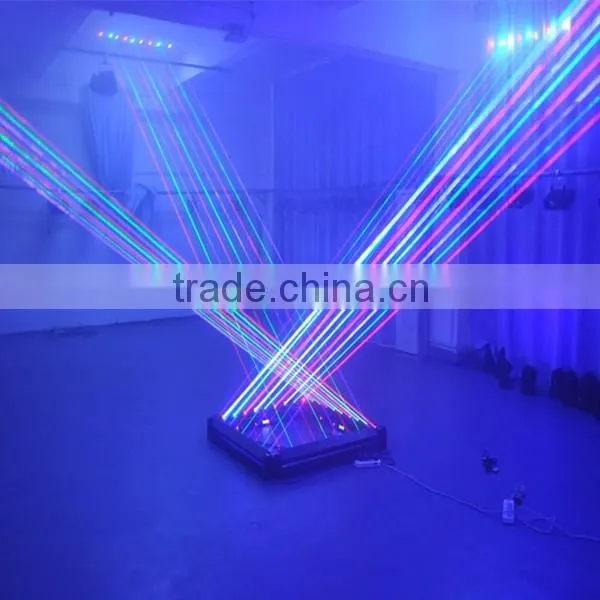 9-head Moving-Head Fat-Beam Laser Curtain Club Disco Lighting photo-2