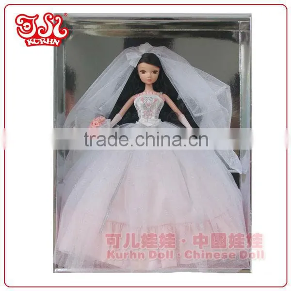 28cm Fashion Bride Doll Gown Wedding Party Gift