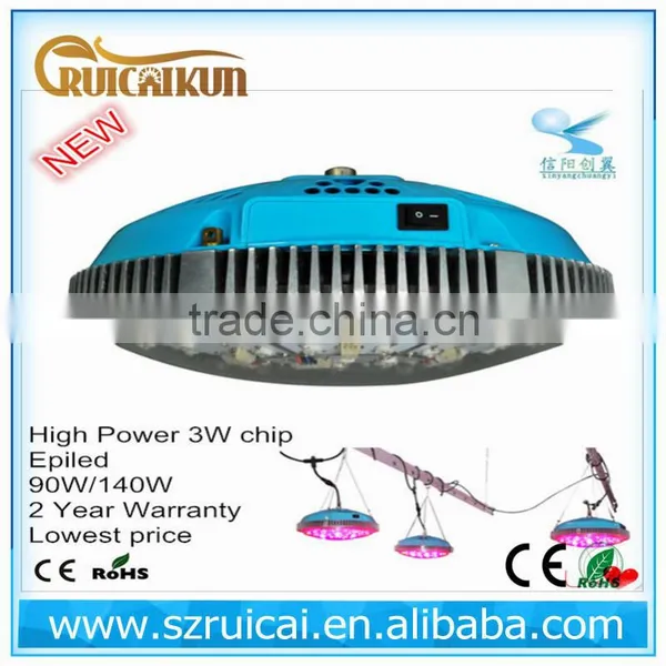 UFO Shaped Round 140W Led Grow Lights 126w Grow Light Decorative Greenhouse Led Light photo-3