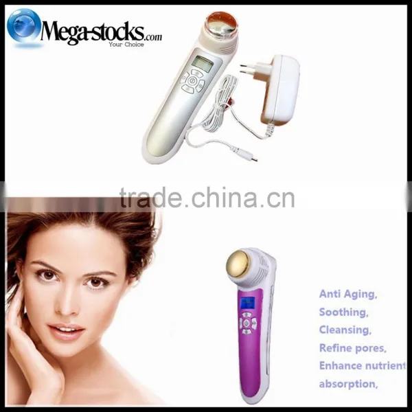 Photons Wholesaler Positive Negative Cold and Warm Ion Vibrational 1MHz Ultrasound Beauty Massager Device photo-3