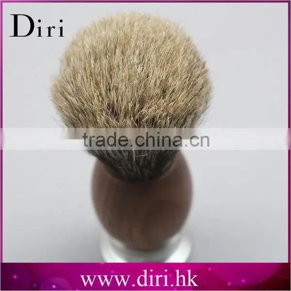 High Quality Synthetic Hair Metal Handle Shaving Brush photo-3