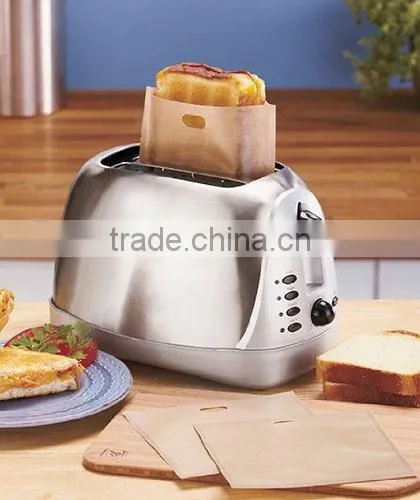 Reusable Non-Stick Sandwich Snack Toaster Grilling Bags