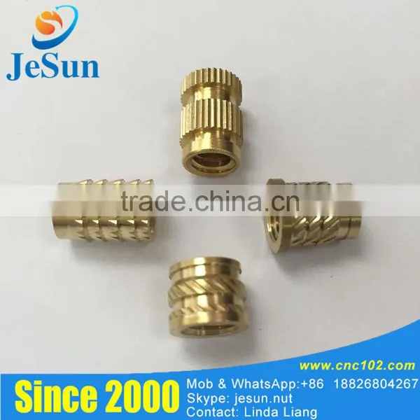 Hot Sale Injection Plastic Copper Nut Knurled Insert M4 M5 M6 photo-3