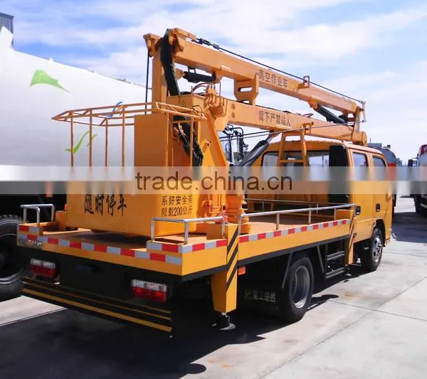 4x2 Dongfeng Double Cab Overhead Working Truck photo-6