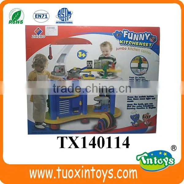 Plastic Kids Play Kitchen Set Cooking Toys for Children photo-3