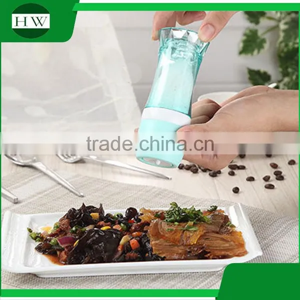 Multipurpose Plastic Manual Spice Bottle Jar Pepper Grinder Grater Mill photo-5