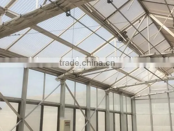 Aluminum Frame Glass Greenhouse PC Greenhouse With Aluminum Structure photo-3