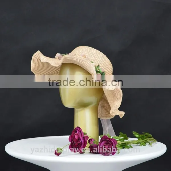 Fashion Abstract Fiberglass Faceless Mannequin Head for Hat and Wig Display photo-3