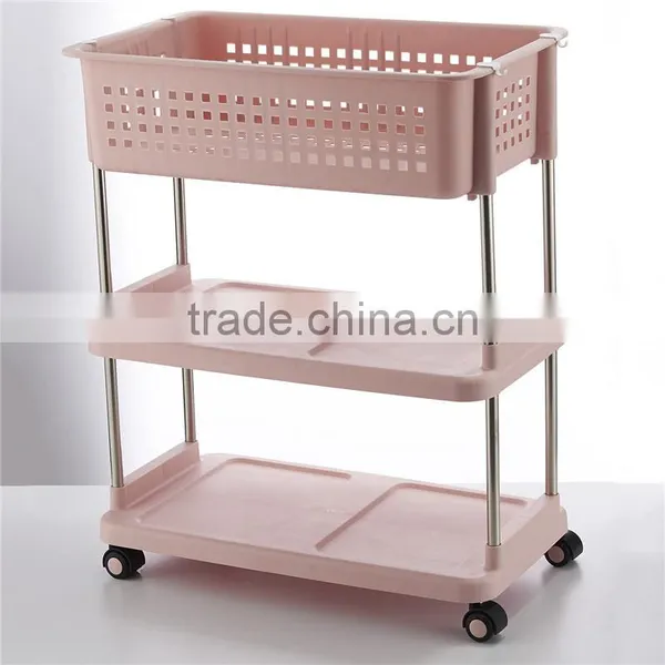 Household Storage 2 Tier Basket for Closet Office Garage Kitchen and Bathroom photo-2