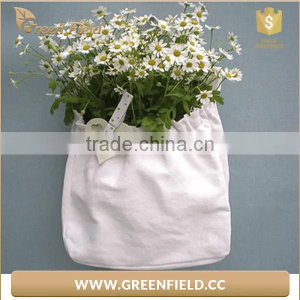 Cheap Price High Quality White Planter Grow Bag With Two Handles photo-2