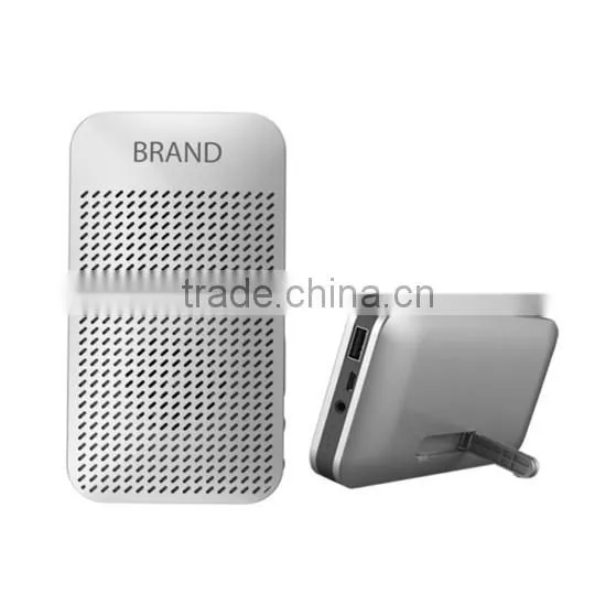 Newest 2 in 1 Ultra Thin Portable Bluetooth Speaker Power Bank 5000mah photo-2
