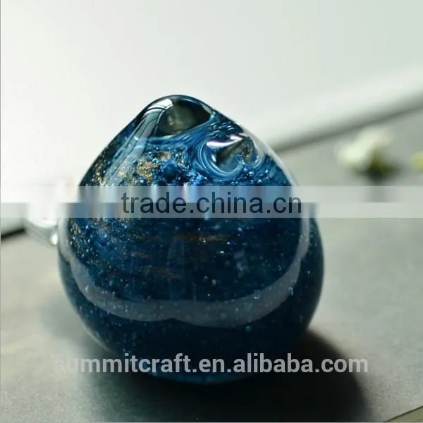 Blue Glass Small Bird Figurines Wedding Thank You Gifts for Guests photo-4