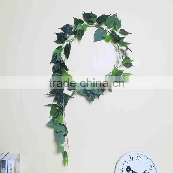 Green Artificial Plastic Ivy Vine Garland for Shopping Mall Decoration photo-2