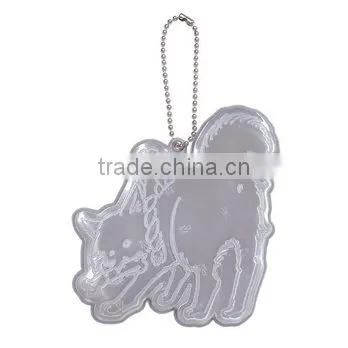 Soft PVC Reflective Pendant Custom Safety Glow in Dark PVC Hanger photo-3
