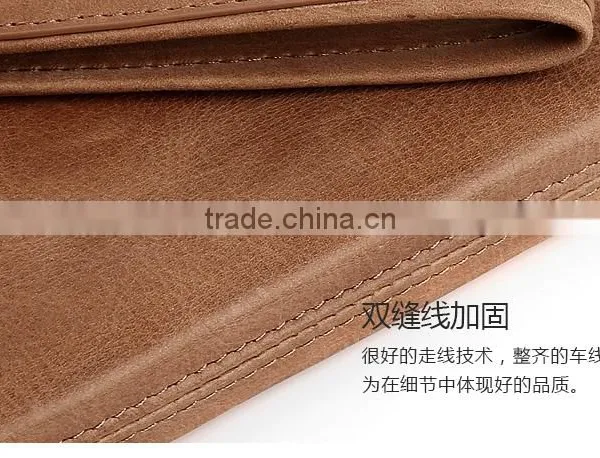 Genuine Leather Men's Wallet Clutch Bags Money Phone Bags For Men Purse photo-5