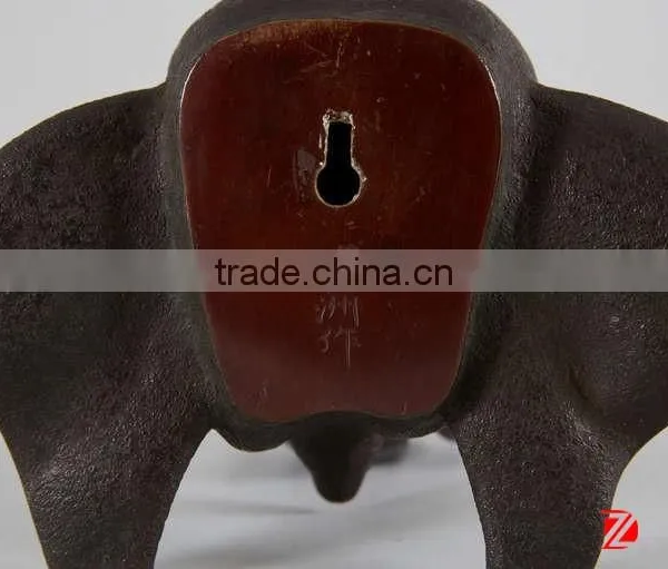 Bronze Elephant Head Wall Statue photo-3