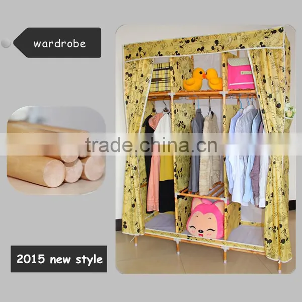 Factory Price Clothes Mouldproof China Simple Wardrobe photo-2