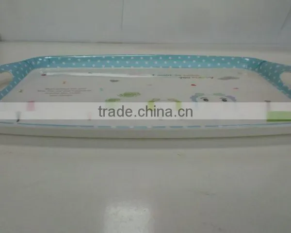 Melamine Tray With Double Handle C3009 photo-3