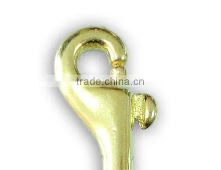 High Quality Solid Brass Swivel Eye Snap Hook, Metal Snap Hook photo-2