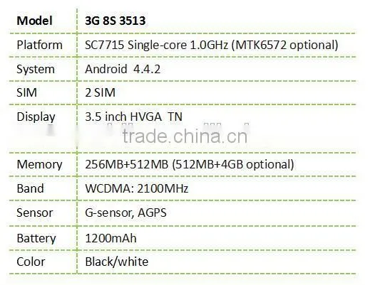 3G 8S3513 Very Small Size Mobile Phone photo-2