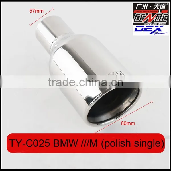 Auto Tuning Ss304 Exhaust Tips Laser M Polish for Bmw photo-3