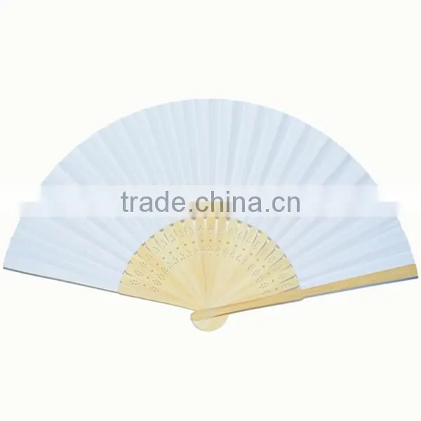 Wedding and Party Promotional Personalized Decorative Lady Wood Hand Fans photo-3