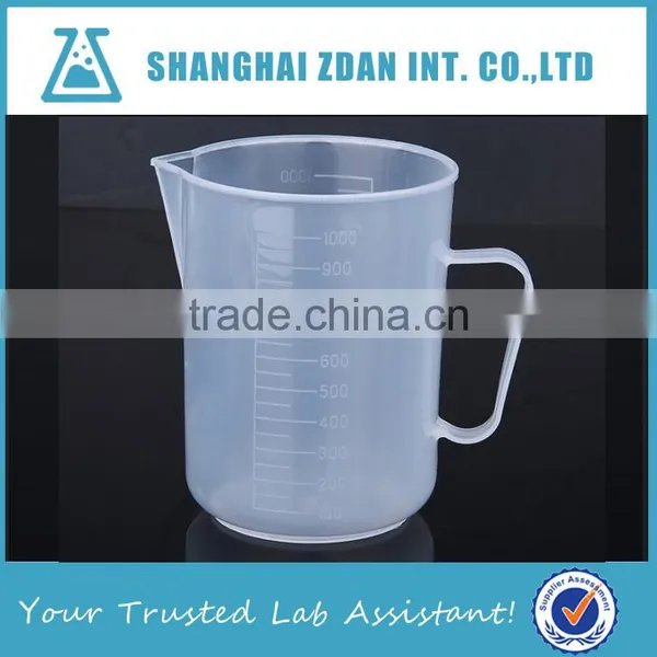 Factory Price PP Plastic Beaker With Handle,Plastic Measuring Cups With Handle photo-2
