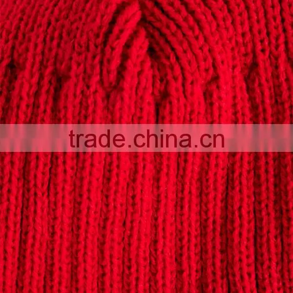 Custom Fashion 100% Acrylic Red Skullies photo-4