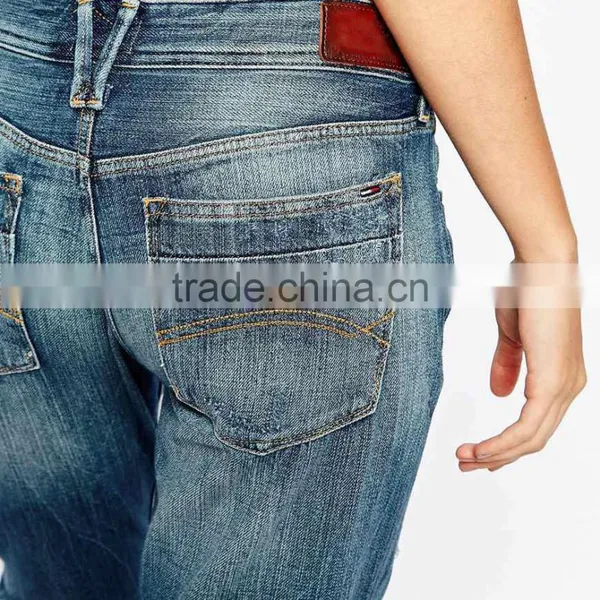 New Model Jeans Jeans for Women Boyfriend Style Fashion Ripped Loose Jeans photo-3