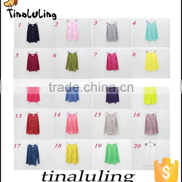 Woolen Sweater Designs for Children Wholesale Kids Cardigans With Pocket photo-2