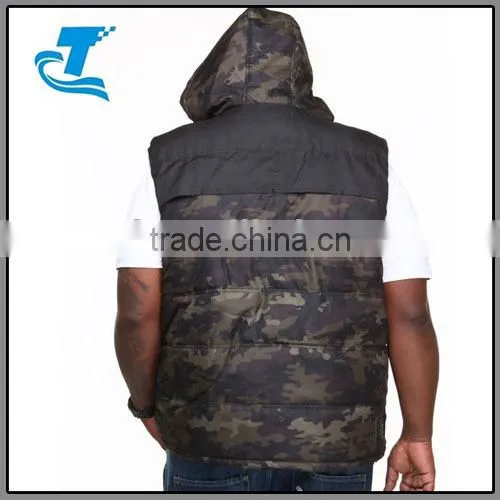Mens Camo Down Hunting Vest photo-2