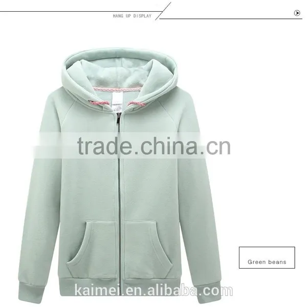 2017 Wholesale Beautiful Design Amazing Quality Eco-friendly Breathable Anti-wrinkle Cute Pure Color Hoodie 100%cotton photo-2