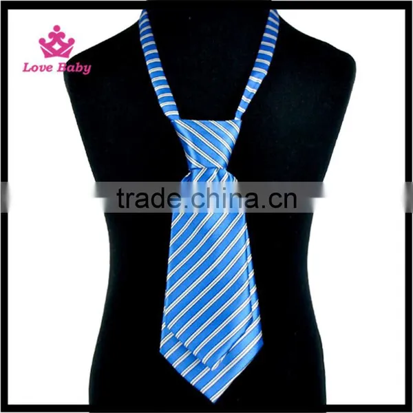 Wholesale Polyester Necktie Top Quality Baby Boys Tie Soft Fabric Adjustable Stripe Baby Necktie photo-6