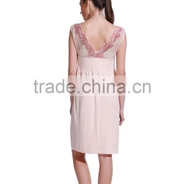 High Quality Women Casual Dress Summer Sexy Lace Dress With Pad photo-2
