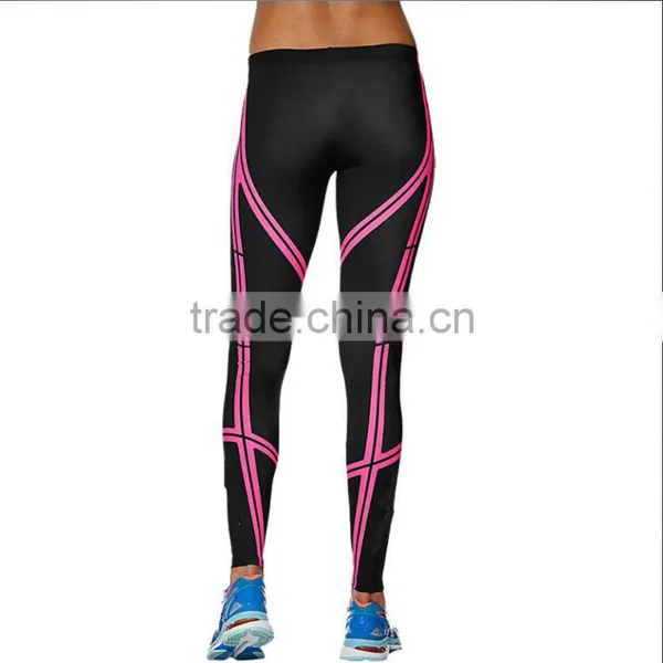 Wholesale Colorful Polyester Sports Body Building Wear Yoga Pants Womens photo-3