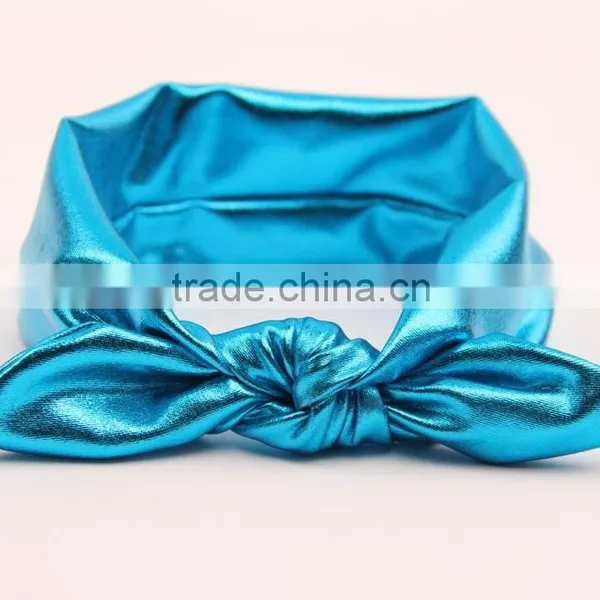 2015 New Style Baby Girls Stretch Elastic Toddler Rabbit Ear Knot Headband photo-6