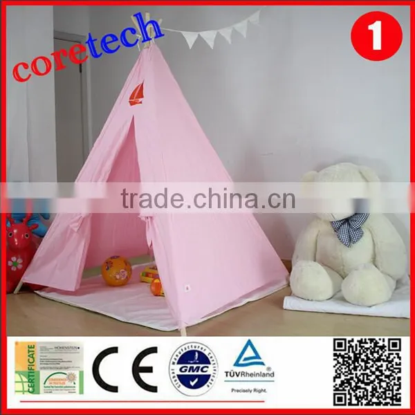 Eco Friendly Wood Kid Play Tipi Tent Factory photo-3