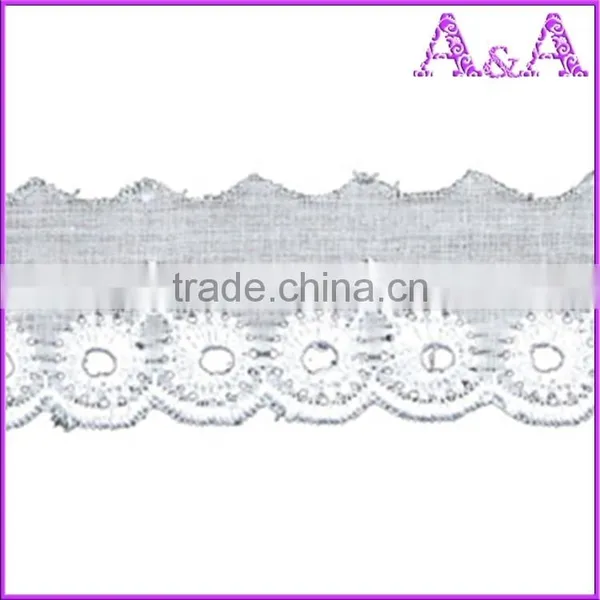 3 INCH T/C Lace Embroidery Trim,AFRICAN LACE photo-5