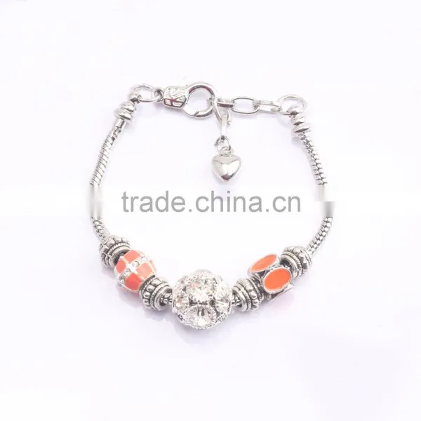 17-21cm Silver Plated Snake Chain Lobster Clasp European Fashion Bracelet BL1003 photo-3