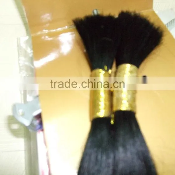 Double Drawn Malaysian Virgin Remi Human Hair Bulk photo-4