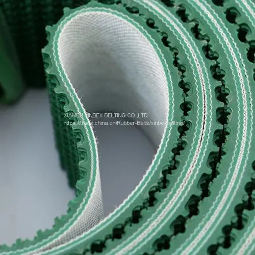 5mm Rough Top Green PVC Conveyor Belting For Incline Conveying Loading PB-G50/D photo-4