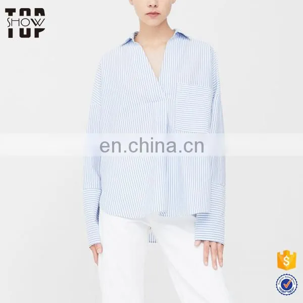 New Model Shirts 100% Cotton Oversize Dart Detail Cotton Shirt