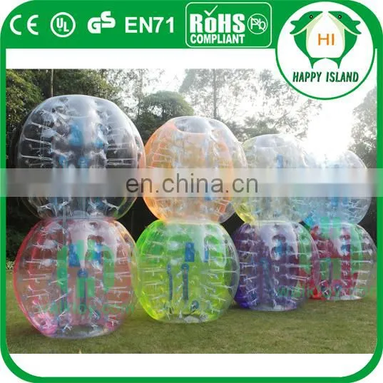 HI New Design TPU/PVC Double Ropes Crazy Inflatable Belly Bump Ball for Sale photo-2